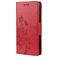 Mobigear Flowers Samsung Galaxy A53 Wallet case - Red