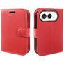 Mobigear Classic iPhone Duo Pungetui med Seddelrum - Rød