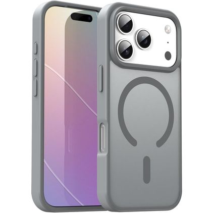 Mobigear Shockproof iPhone 18 Pro MagSafe Hardcase Back cover - Grigio