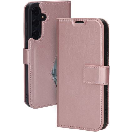 Mobiparts Classic Wallet Samsung Galaxy A35 Cover a libro portafoglio - Rosa