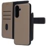 Mobiparts Samsung Galaxy A36 Case Genuine Leather Detachable 2-in-1 Wallet Case Wallet - Taupe