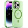 Mobigear Shockproof iPhone 16 Pro MagSafe Flexible TPU Back cover - Green