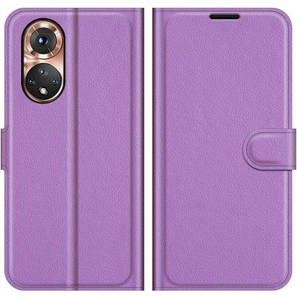 Mobigear Classic HONOR 50 Capa livro Carteira - Roxo