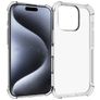 Mobigear Cushion Trasparente iPhone 16 Pro TPU flessibile Back cover - Trasparente