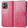 Mobigear Clover POCO X5 Cover a libro portafoglio - Magenta