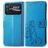 Mobigear Clover POCO C40 Wallet case - Blue