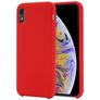 Mobigear Rubber Touch iPhone XR Silicone Back cover - Rosso