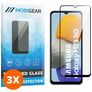 Mobigear Premium Samsung Galaxy M23 Vidro temperado Película de ecrã - Compatível com capas - Preto (Pack de 3)