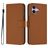 Mobigear Urban Wallet iPhone 16 Wallet case - Brown