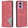 Mobigear Rhombus Slim Motorola Moto G24 Pungetui - Rød