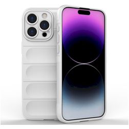 Mobigear Bumpy iPhone 15 Pro Max Flexibel TPU Skal - Vit