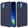 Mobigear Rubber Touch iPhone 11 Silikone Bagsidecover - Marineblå