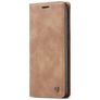 CaseMe 013 Samsung Galaxy A21s Funda tipo libro Cartera - Marrón