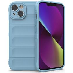 Mobigear Bumpy iPhone 14 Elastyczne TPU Etui plecki - Niebieski