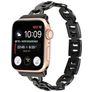 Mobigear Paris Steel Apple Watch Strap Butterfly closure - 42/41/40/38 mm - Black