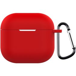 Mobigear Colors Apple AirPods 4 Suojakotelo Joustava Silikoni - Punainen