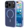 Mobiparts Hardcover iPhone 17 Pro Max MagSafe Hardcase Back cover - Satin Light Blue