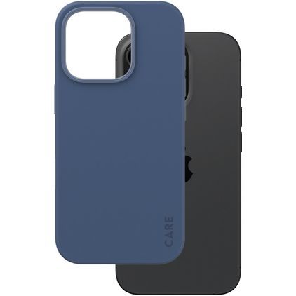 CARE by PanzerGlass Fashionable iPhone 16 Pro Silicona MagSafe Carcasa - Azul