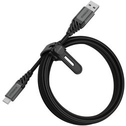 OtterBox Nylon Braided Cable USB-A a USB-C 2 m - Negro