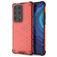 Mobigear Honeycomb Huawei P40 Pro Plus Hårdt Bagsidecover Stødsikkert - Rød
