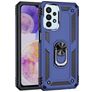 Mobigear Armor Ring Samsung Galaxy A23 Hard Case Back cover Shockproof with Ring Holder - Blue