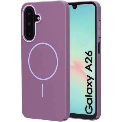 Mobiparts Slim Line Samsung Galaxy A26 MagSafe Hardcase Back cover - Imperial Purple