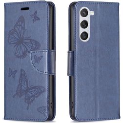 Mobigear Butterfly Samsung Galaxy S23 Capa livro Carteira - Azul