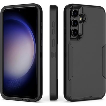 Mobigear Ultra Tough Samsung Galaxy S23 FE Tvrdý plast Zadní kryt odolný proti nárazům - Černá