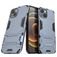 Mobigear Armor Stand iPhone 13 Tvrdý plast Zadní kryt odolný proti nárazům se stojánkem - Modrá
