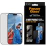 PanzerGlass FastFit iPhone 17 Pro Glas Skærmbeskytter Privacy - Case Friendly + Monteringsramme - Sort