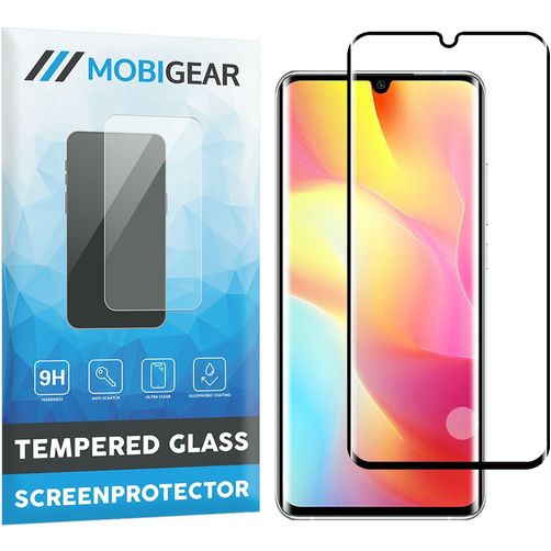 Mobigear Premium Xiaomi Mi Note 10 Lite Panssarilasi Näytönsuoja - Suojakuoren kanssa yhteensopiva - Musta