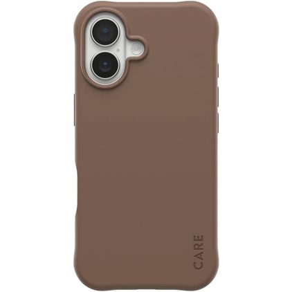 CARE by PanzerGlass Fashionable iPhone 17 Silikon MagSafe Etui plecki - Espresso