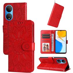 Mobigear Sunflower HONOR X7 Wallet case - Red