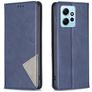 Mobigear Rhombus Slim Xiaomi Redmi Note 12 Knížkové pouzdro - Modrá