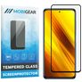 Mobigear Premium POCO X3 Tempered Glass Screen Protector - Case Friendly - Black