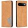 Mobigear Rhombus Slim Google Pixel 11 Wallet case - Cognac