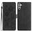 Mobigear Flowers Samsung Galaxy A17 Pungetui med Seddelrum - Sort