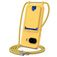 Mobigear Lanyard Card Google Pixel 10a Silikon Skal med rem och korthållare - Gul