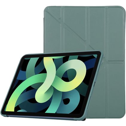 Mobigear Origami iPad Air 4 (2020) Plånboksfodral - Grön