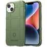 Mobigear Rugged Shield iPhone 15 Plus Fleksibel TPU Bagsidecover Stødsikkert - Grøn