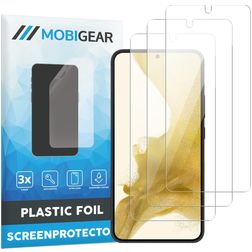Mobigear Samsung Galaxy S22 Plus Protezione schermo in pellicola - Compatibile con le cover (confezione da 3)