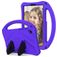Mobigear AeroArmor Samsung Galaxy Tab A7 Lite Capa para crianças com pega + Suporte para caneta stylus - Roxo