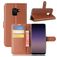 Mobigear Classic Samsung Galaxy A8 (2018) Pungetui med Seddelrum - Cognac