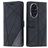 Mobigear Rhombus HONOR 200 Funda tipo libro Cartera - Negro