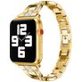 Mobigear Prague Rostfritt stål Apple Watch Armband Fjärilslås - 49/46/45/44 mm - Guld