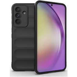 Mobigear Bumpy Samsung Galaxy A56 TPU flexível Capa traseira - Preto