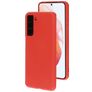 Mobiparts Samsung Galaxy S21 Silikon Zadní kryt - Scarlet Red