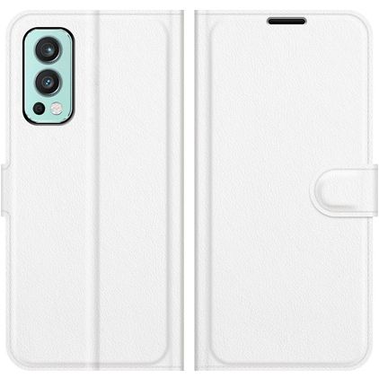 Mobigear Classic OnePlus Nord 2 Knížkové pouzdro Peněženka - Bílá