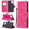 Mobigear Butterfly Samsung Galaxy A12 Lompakkokotelo + Setelitasku - Magenta