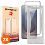 GrizzlyCoat Easy Align Samsung Galaxy S26 Ultra Glas Skærmbeskytter - Case Friendly + Monteringsramme (2-pak)